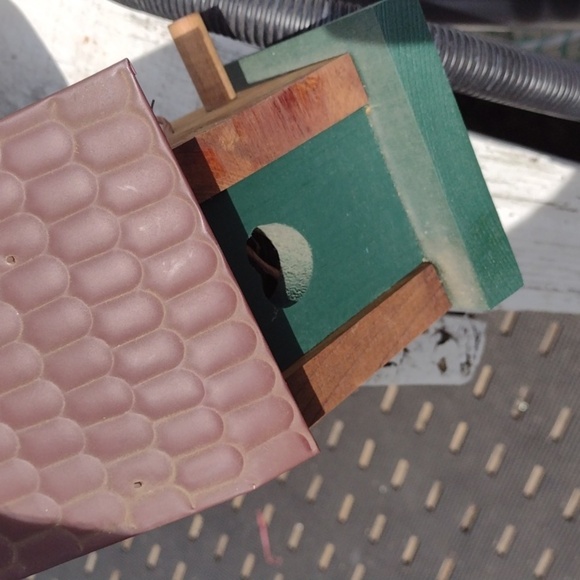 Rustic Brown Wooden Birdhouse - Picture 4 of 5